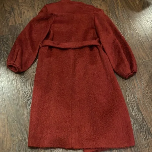 Vintage Dark Red Coat- New York Made is USA - Picture 8 of 11